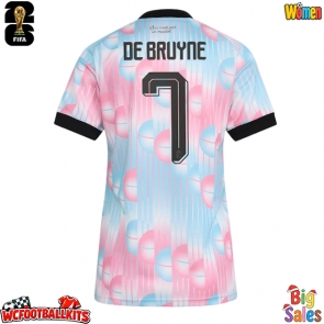 Belgium Kevin De Bruyne #7 Replica Away Stadium Shirt for Women World Cup 2026 Short Sleeve